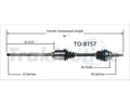 NEW CV AXLE