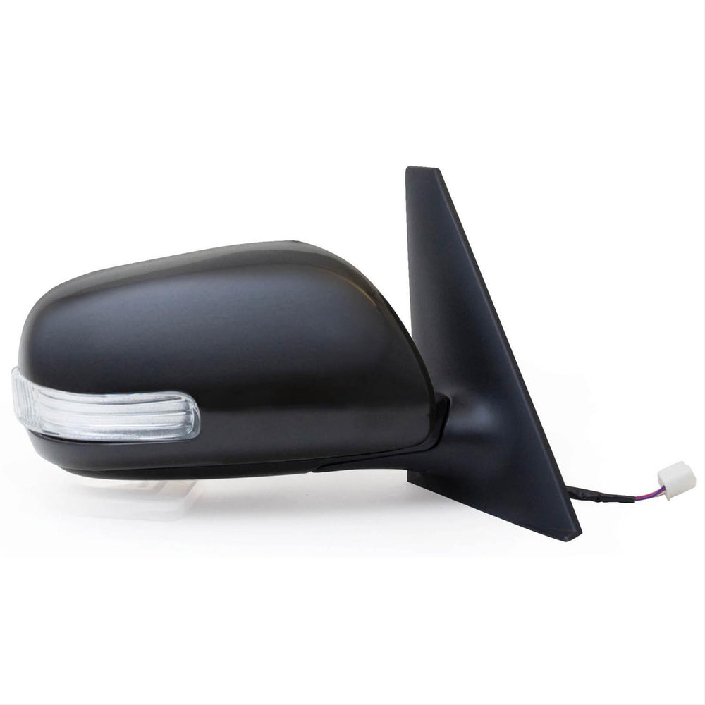 0812 SCION XB RH POWER FOLDAWAY OE MIRROR BLACK PTM COVER W/TURN SIGNAL