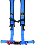 DragonFire Racing Harness- H-Style- 4-Point- 2in Buckle- Blue