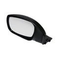 Left Manual Folding Mirror for 1997-2001 Jeep XJ Cherokee, Black Crown Automotive