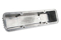 Cast Aluminum Finned Valve Covers Polished Fits 1958-1986 Chevrolet 283-400 Mr Gasket