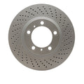 DFC 09-23 Porsche 718 Cayman Right Front Drilled GeoSPEC Coated Rotor