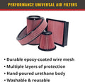 Airaid Universal Air Filter - Cone 6 x 7-1/4 x 5 x 7