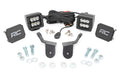 LED Light Kit | Cage Mount | 2" Black Pair | Honda Pioneer 1000