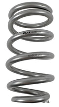 QA1 4-1/8in ID Tapered High Travel Spring - 10in Length x 650lbs/in - Silver Powder Coated