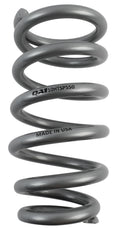QA1 3-1/2in ID Tapered High Travel Pigtail Spring - 10in Length x 550lbs/in - Silver Powder Coated