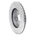R1 Concepts Brake Rotor Drilled and Slotted Silver Fits Acura ILX