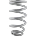 QA1 4-1/8in ID Tapered High Travel Spring - 10in Length x 400lbs/in - Silver Powder Coated