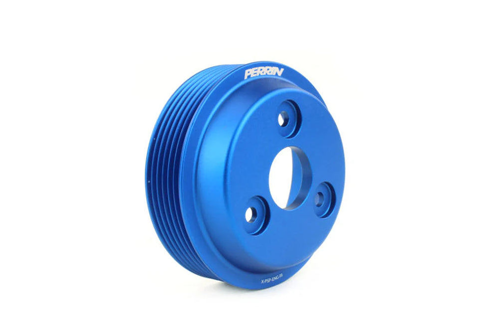 PERRIN 22-25 Subaru WRX / 21-25 Crosstrek / 20-25 LGT/OBXT/FXT Lightweight Water Pump Pulley - Black