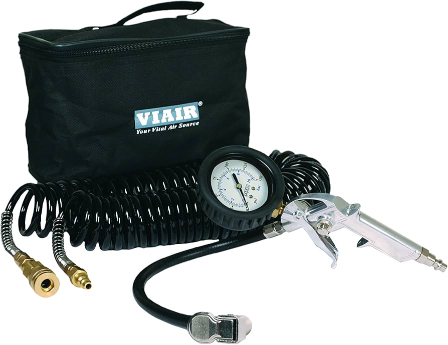 INFLATION KIT W/TIRE GUN (NORMALLY CLOSED TRIGGER) 200 PSI 2.5IN GAUGE 30FT H
