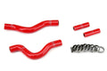 HPS Performance Red Reinforced Silicone Radiator Hose Kit Coolant for Suzuki 01-11 RM250