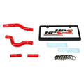 HPS Performance Red Reinforced Silicone Radiator Hose Kit Coolant for Suzuki 01-11 RM250