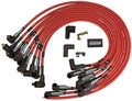 Moroso Chevrolet Small Block Ignition Wire Set - Ultra 40 - Unsleeved - Non-HEI - Over Valve - Red