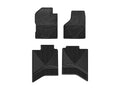 WeatherTech 09-12 Dodge Ram Truck Front and Rear Rubber Mats Fits Crew and Quad Cab - Black