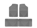 WeatherTech 84-95 Plymouth Voyager Front and Rear Rubber Mats - Grey