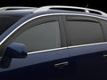 WeatherTech 05+ Dodge Dakota Club Cab Front and Rear Side Window Deflectors - Dark Smoke