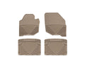 WeatherTech 07-08 Honda Fit Front and Rear Rubber Mats - Tan
