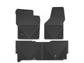 WeatherTech Black Front and Rear All-Weather Floor Mats Fits -20-10 F-250 F-350 F-450 F-550 W19-W206