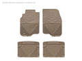 WeatherTech 07-09 Saturn Aura Front and Rear Rubber Mats - Tan