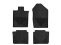WeatherTech 10+ Lincoln MKZ Front and Rear Rubber Mats - Black