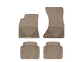 WeatherTech 09-11 Audi A4/S4/RS4 Front and Rear Rubber Mats - Tan