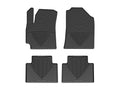 WeatherTech Black Front and Rear All-Weather Floor Mats Fits -21-26 Seltos W721-W722