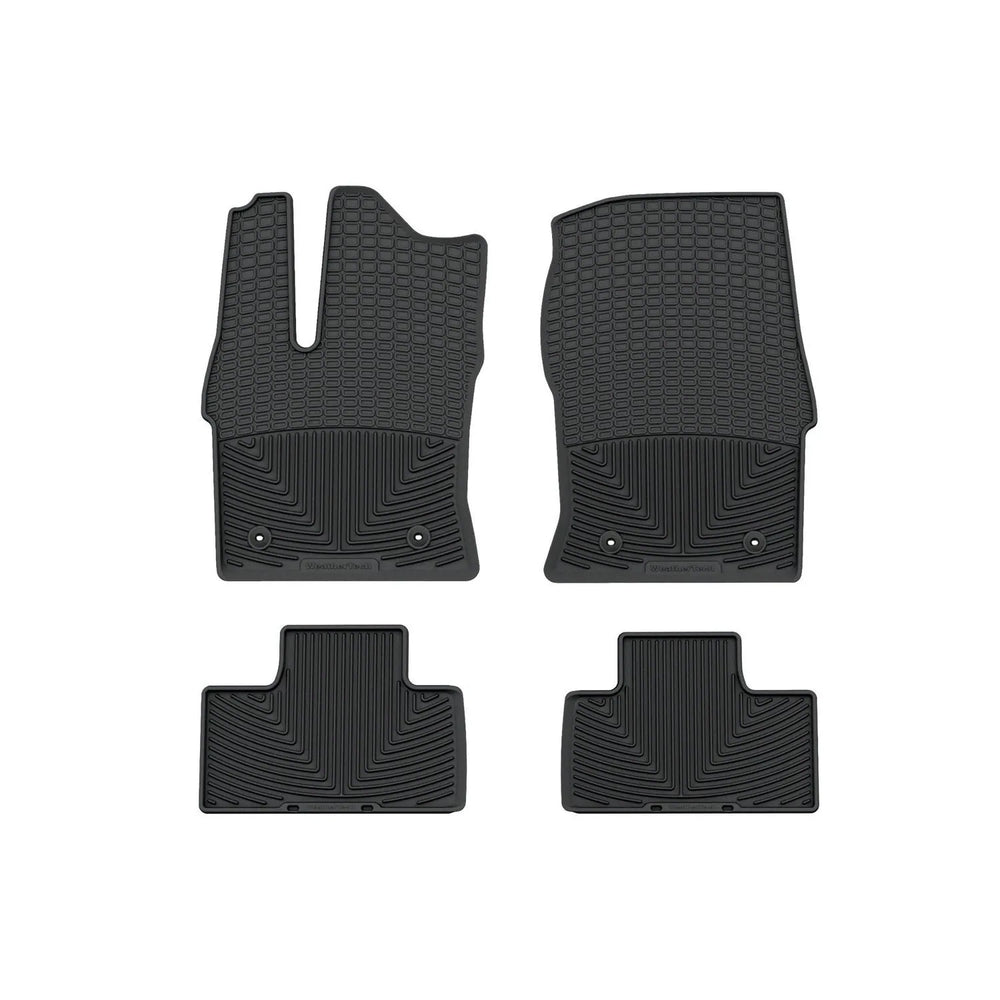 WeatherTech Black Front and Rear All-Weather Floor Mats Fits -22-26 Tundra W611-W613