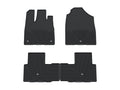 Black Front and Rear All-Weather Floor Mats Honda Pilot 2023-2025