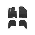 Black Front and Rear All-Weather Floor Mats Fits Hyundai Santa Cruz 2022 - 2025