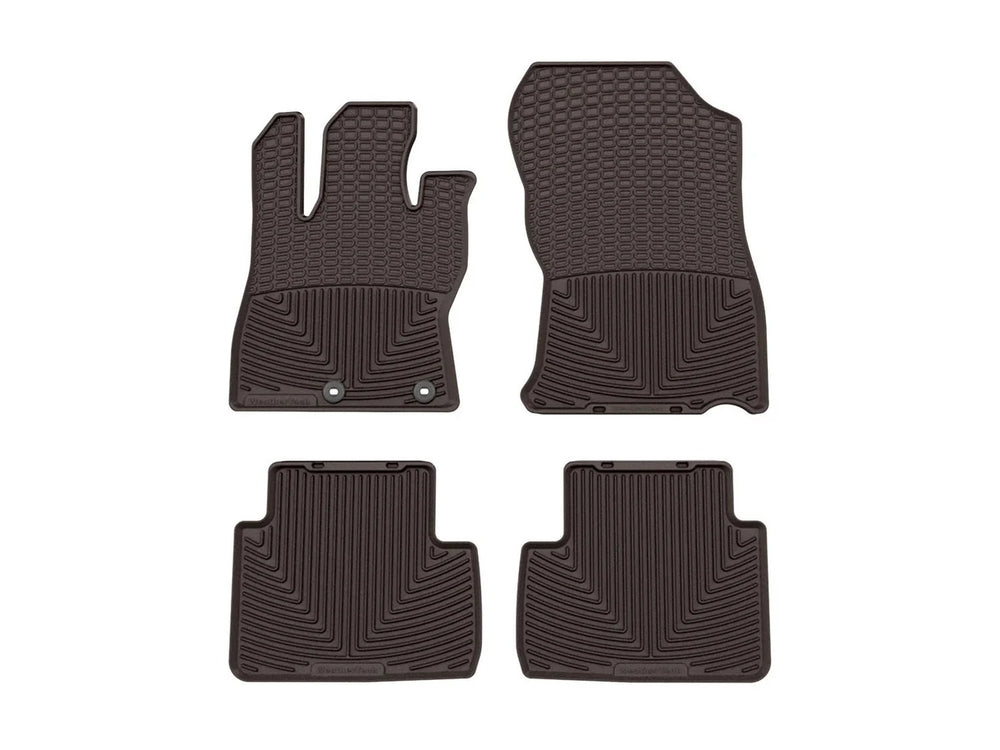 WeatherTech Cocoa Front and Rear All-Weather Floor Mats Fits -25-26 Subaru - W765CO-W729CO