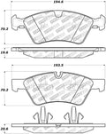Stoptech Street Select Brake Pads Front MBZ SM