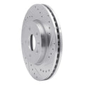 R1 11-23 Chevrolet CRUZE (Mexico) Front Right Drilled & Slotted Silver Brake Rotor