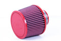 BMC Single Air Universal Conical Filter w/Carbon Top - 76mm Inlet / 110mm H