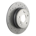 Brembo 04-08 Chrysler Crossfire/90-93 Mercedes 300CE Rear Premium Xtra Cross Drilled UV Coated Rotor