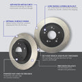 StopTech 03-06 Subaru Baja / 00-04 Subaru Legacy Sedan/Wagon / Outback Rear Rotor