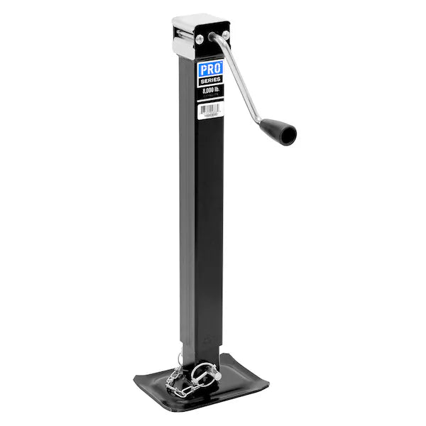 8000# SQUARE SIDEWIND JACK W/DROP LEG
