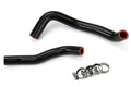 HPS Performance Black Reinforced Silicone Radiator Hose Kit for Kawasaki 03-07 KFX400