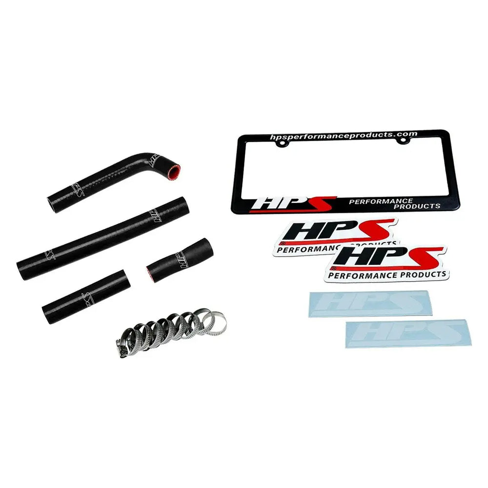 HPS Performance Black Reinforced Silicone Radiator Hose Kit for Yamaha 00-02 YZ426F WR426F