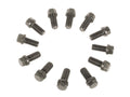 Header Bolts 3/8-16 x 3/4 Inch Hex Head Black Oxide 100 Pieces 3/8-16 X 3/4 Inch, 100 Pieces, Grade-5, Hex Head, 7/16 Inch Wrench Size Mr Gasket