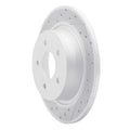 DFC 13-18 Ford C-Max Rear Left Drilled & Slotted Geoperformance Rotor