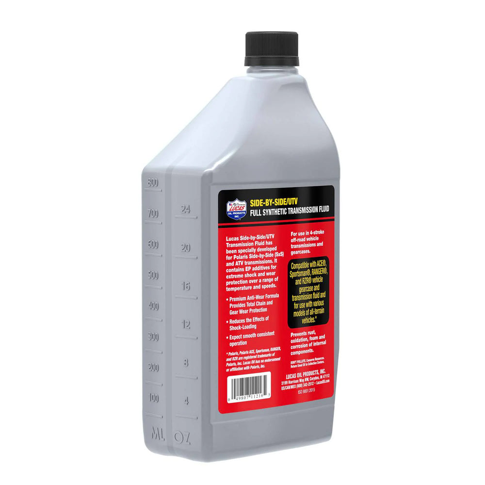 SYNTHETIC SXS TRANSMISSION FLUID 1 QT CASE OF 6