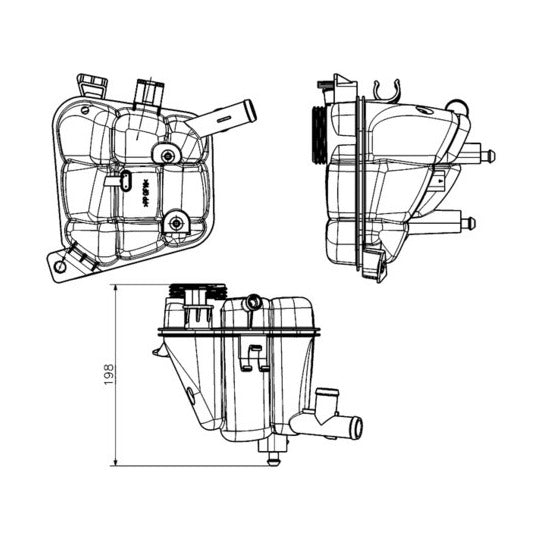Engine Coolant Reservoir