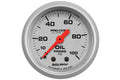 Autometer Ultra-Lite 52mm 0-100 PSI Mechanical Oil Pressure Gauge