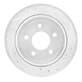 DFC 03-11 Ford Crown Victoria Rear Right Drilled & Slotted Silver Brake Rotor