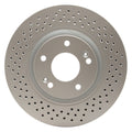 DFC 07-08 Hyundai Tiburon Front Drilled GeoSPEC Coated Rotor