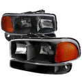 HEADLIGHT AND BUMPER LIGHT COMBO - CHROME HOUSING WITH SMOKED LENS