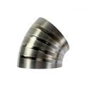 Ticon Industries 3.5in Welded Pie Cuts 1.65D Loose Radius 45 Deg Bend 1mm/.039in- 5pk