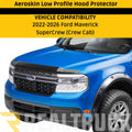 Aeroskin Hood Protector Smoke For 2022-2026 Maverick Husky Liners