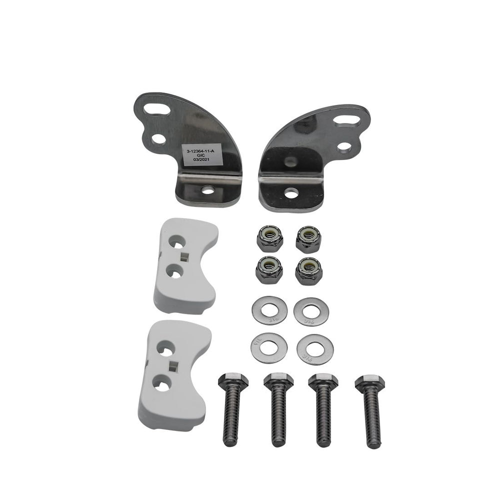 Rigid Industries Rigid Industries RIGID RDS-SR Series Hardware Kit Including Brakets and Bushings White Single