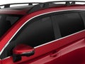 Husky Low Profile Ventvisor Deflector Smoke with Chrome Trim Outside Mount 4 Piece set For 2019-2023 Ascent Husky Liners